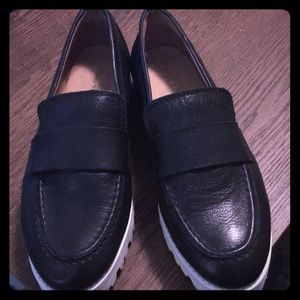 Black and White Loafers